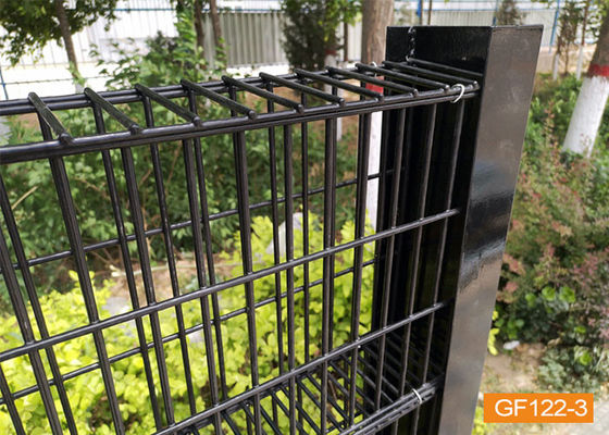 Decorative Garden Retainning Stone And Glass powder coating Gabion Fence System
