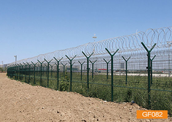 2.4m Powder Coating Anti Climb Security Fence