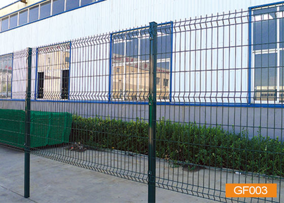 Square Post 3D Welded V Mesh Security Fencing