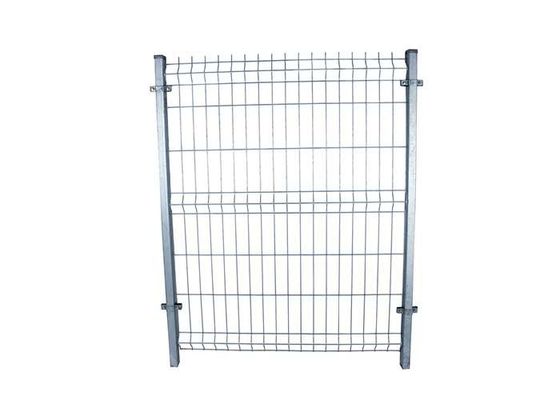 Rectangle Post PE Coating 50*200mm Wire Mesh Security Fence