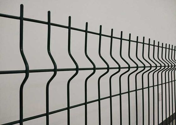 Customized High Quality Home Outdoor 3D Metal Curved Welded Wire Mesh Garden Fence For Fence Panel Pvc Green Fence