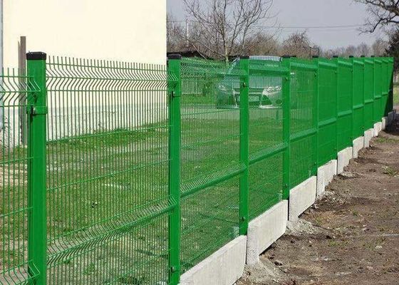 Rectangle Post Iron Frame 1200mm V Mesh Security Fencing