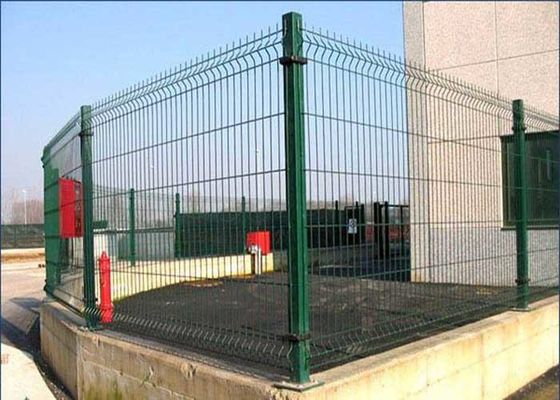 Powder Coated 50X200X4mm Galvanized Mesh Fence