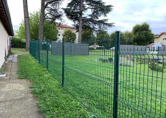 PE Coating V Mesh Security Fencing