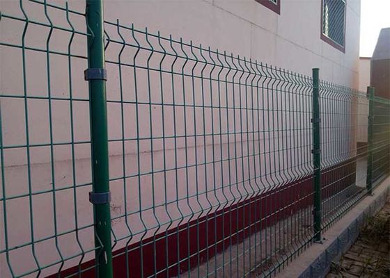 5mm Wire Cylinder Post V Mesh Security Fencing For Courtyard