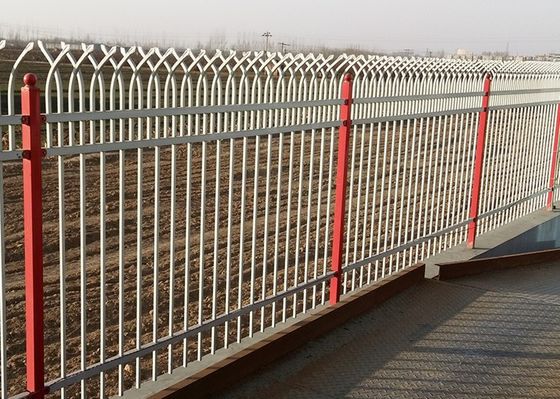 Residential Powder Coated L3m Tubular Steel Fence