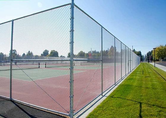 Iron Wire Mesh Chain Link Fence With 60x60mm Mesh Size And 3mm Wire Diameter