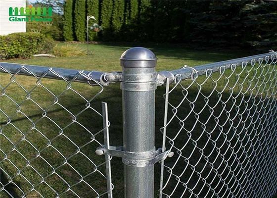 Portable Low Carbon Steel Wire Diamond Chain Link Fence