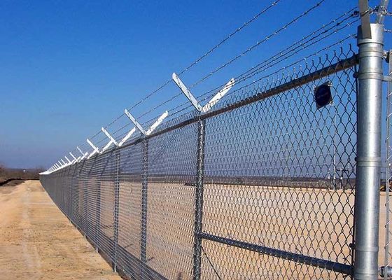 PVC Coated Wire Highway Galvanized Chain Link Fence
