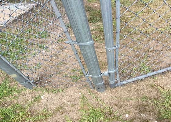 Portable Low Carbon Steel Wire Diamond Chain Link Fence