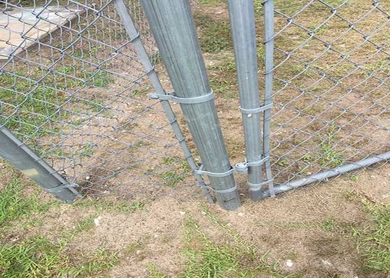 Portable Low Carbon Steel Wire Diamond Chain Link Fence