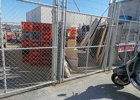 Iron Wire Mesh Chain Link Fence With 60x60mm Mesh Size And 3mm Wire Diameter