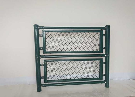 Flexible PVC Coated Chain Link Fence For Temporary Isolation