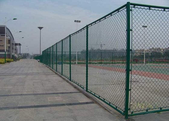 Flat Surface 8 Foot Woven Diamond Chain Link Fence