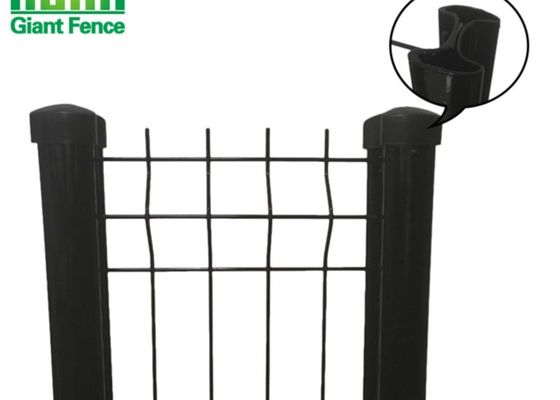 I Post Powder Coated Curved Wire Mesh Garden Fence