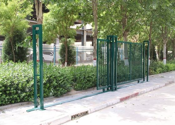 ISO14001 Sliding Door Welded Metal Garden Fence Gate