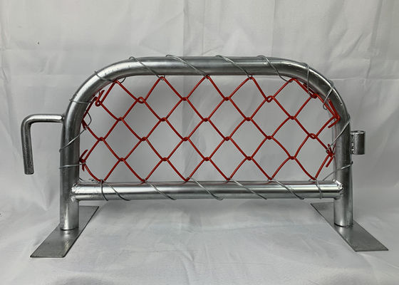ISO14001 hot dip galvanized Crowd Barrier Fence for Construction