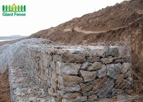 Woven Gabion Box Gabion Wire Baskets For Stone Gabion Fence System