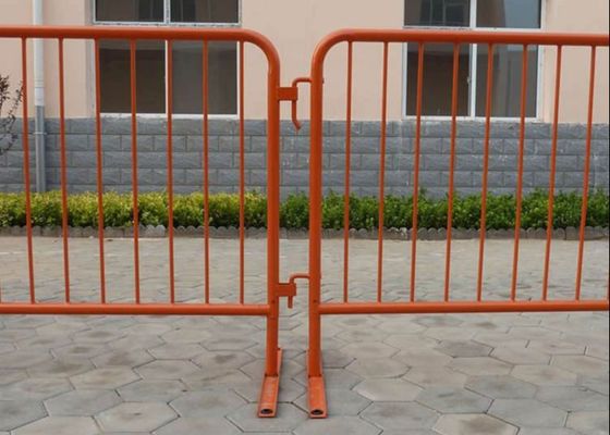 Powder coated H1.5m Portable Crowd Control Barriers