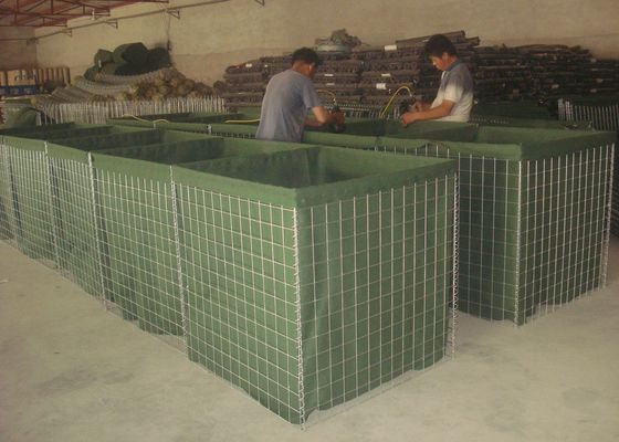 multi cellular Recoverable Military Hesco Barrier Wall