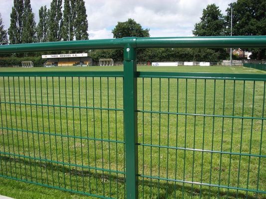 rectangle post Grid Structure Double Wire Mesh Fencing