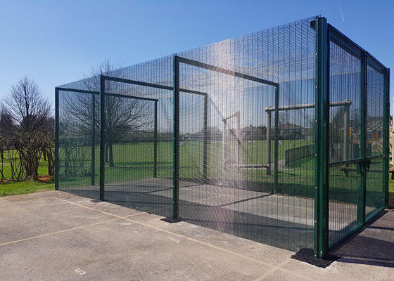 Galvanized Steel PVC coated Wire Prison Mesh Anti Climb Security Fencing