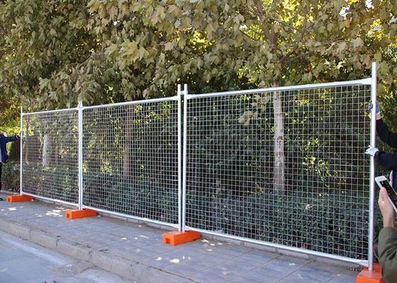 2.1M *2.4m Australia Retractable Temporary Fence Square Hole