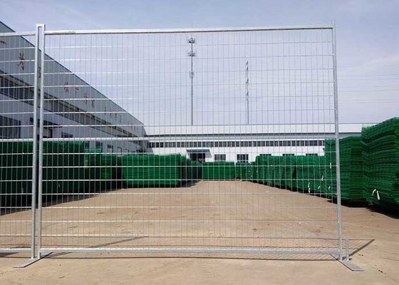 Q235 Steel Powder Coated Temp Construction Fence