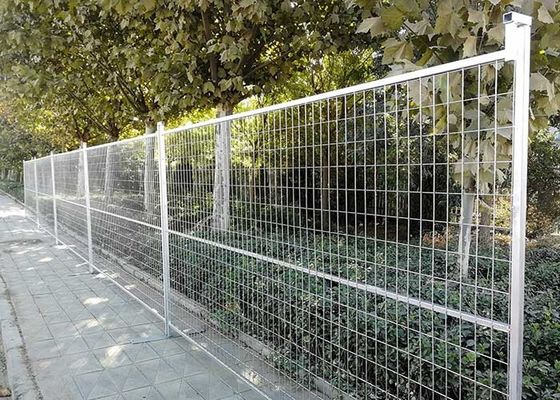 Easily Assembled Iron W2.4m Temp Construction Fence