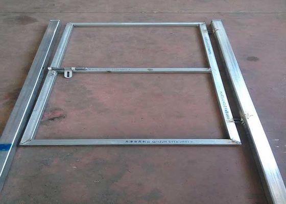 House Garden 3D Model Iron Gate Galvanized Garden Decoration 32x32mm Rail
