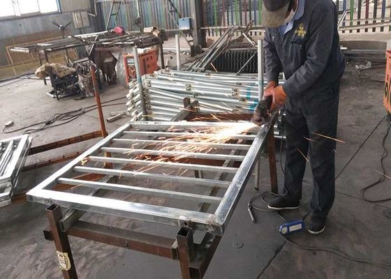 Garden Decoration 2m Steel Fence Door with Double Gate Heat Treated Wood PVC Frame Welded Wire Mesh 3D Curved Model Se