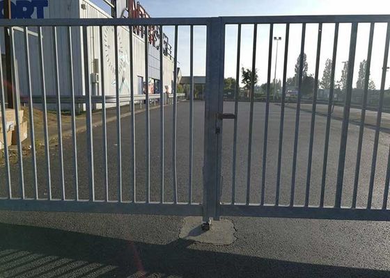 rust resistant Iron Door Welded Fence Gate With Anti Theft Lock