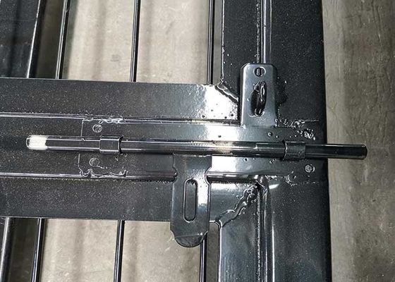 rust resistant Iron Door Welded Fence Gate With Anti Theft Lock