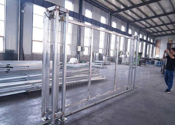 H2.5m Powder Coated Sliding Door Garden Metal Fencing