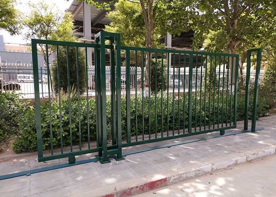 H2.5m Powder Coated Sliding Door Garden Metal Fencing