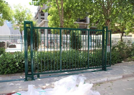 PVC Coated 60*60mm Welded Metal Security Garden Gates