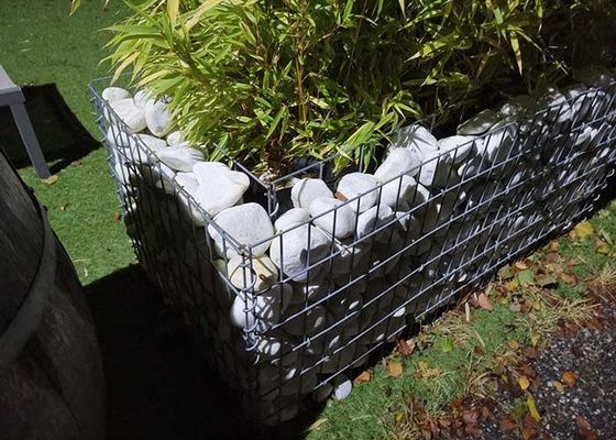 PVC Coated Retailing Wall Gabion Fence System