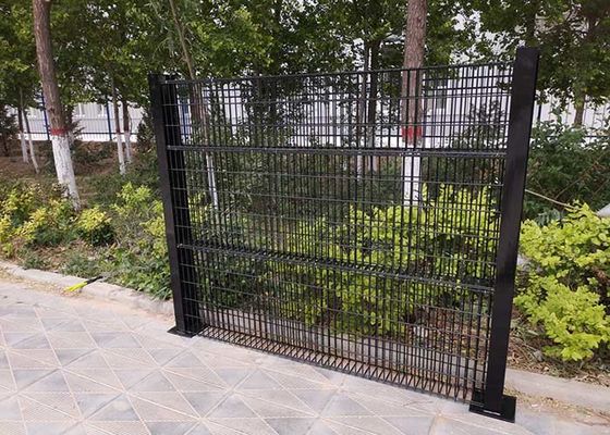 Protective Stone Retaining Gabion Fence System