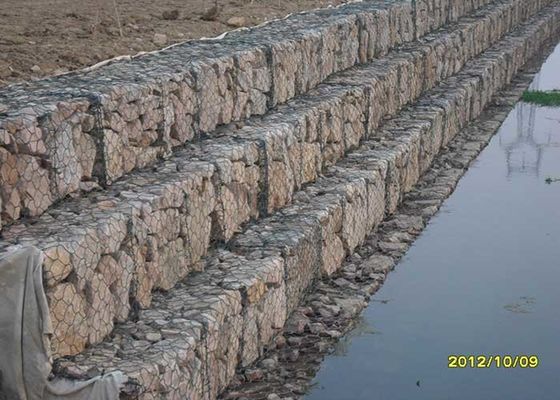 Corrosion Resistant Zinc Coated Woven W1m Gabion Fence System