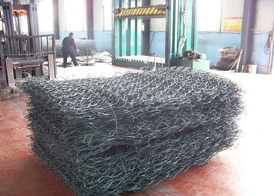 Hexagonal Gabion Fence System For Soil Protection
