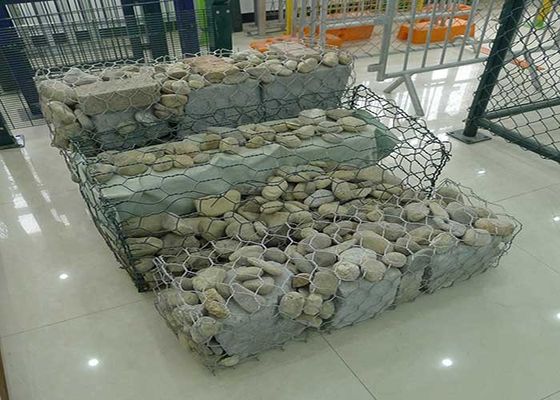 Erosion Control Galvanized Gabion Stone Fence