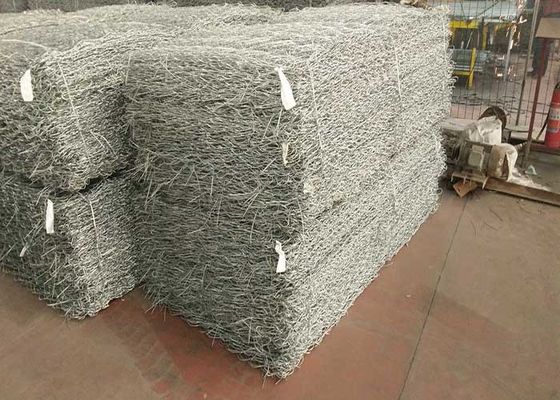 H1.5m double twisted 10*12cm Gabion Wire Baskets