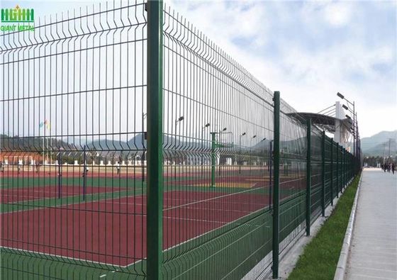 Aging Resistant PE Coated L2.5m V Mesh Security Fencing