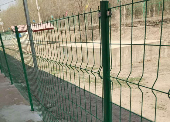 Metal Pvc Coated 3d Security Fence Easily Assembled