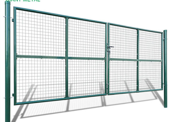 Outdoor H2.4m Expandable Metal Garden Fence Gate