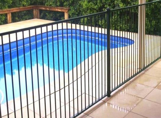 High-Strength Iron Frame Palisade Tubular Fence Security Fence Panel Square Hole Hot Dip For Driveway Gates