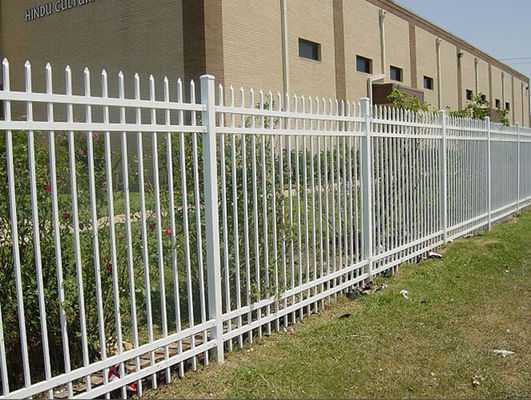 OHSAS 18001 1.8*2.4m galvanization Steel Picket Fence