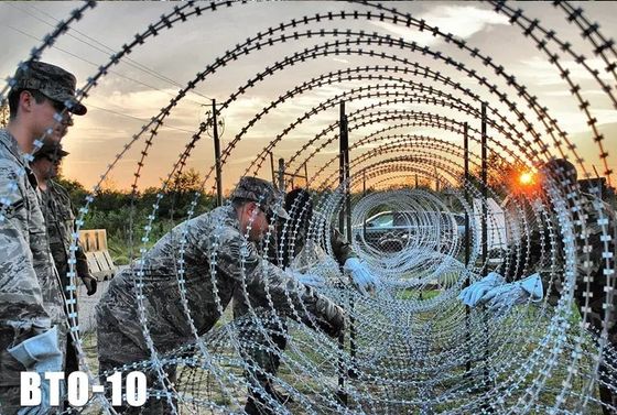 Anti Rust Concertina Wire Livestock Fence Panels