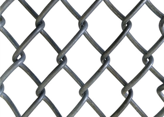 Zinc Coating 8Ft Diamond Chain Link Fence For Constructions