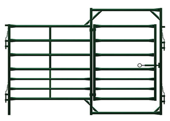 Brace Type Round Tube W8ft Farm Fence Gates